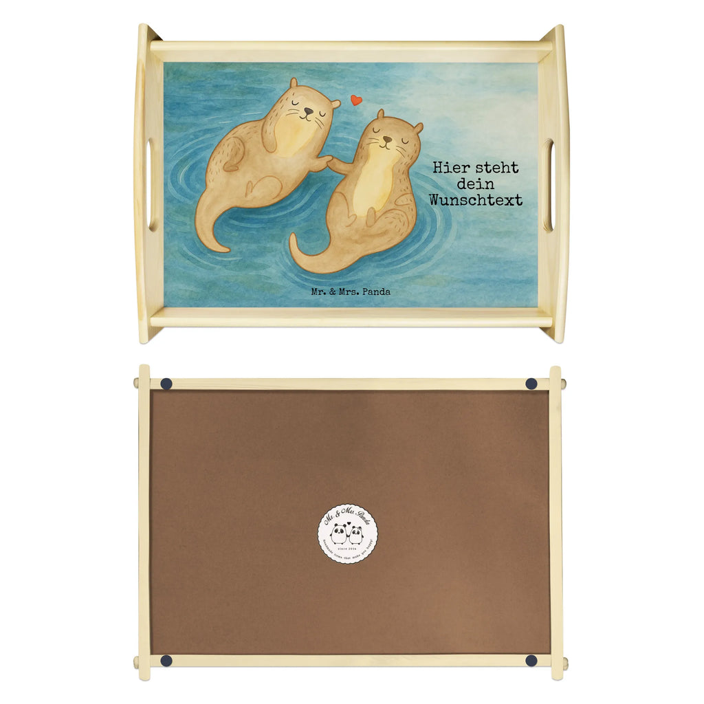 Personalised serving tray wydra trzymać się za ręce Design Personalisiertes Holztablett, Personalisiertes Tablett, Personalisiertes Serviertablett, Serviertablett mit Namen, Personalisiertes Küchentablett, Tablett mit Namen, Personalisiertes Frühstückstablett, Personalisiertes Dekotablett, Otter, Fischotter, Seeotter, Otter Seeotter See Otter