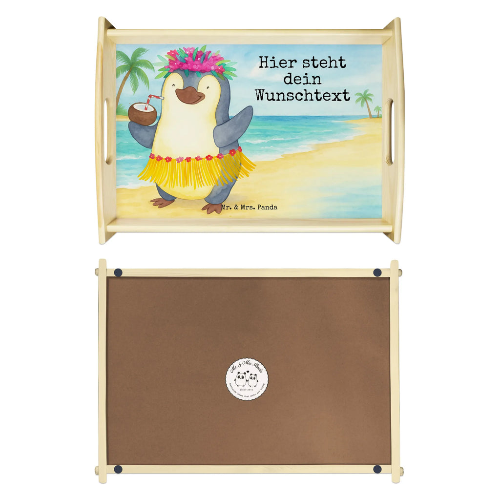 Personalisiertes Serviertablett Pinguin Kokosnuss Design Personalisiertes Holztablett, Serviertablett mit Namen, Personalisiertes Küchentablett, Personalisiertes Serviertablett, Tablett mit Namen, Personalisiertes Dekotablett, Personalisiertes Frühstückstablett, Personalisiertes Tablett, Pinguin, Pinguine, Hawaii, Urlaub, Kokosnuss, Aloha