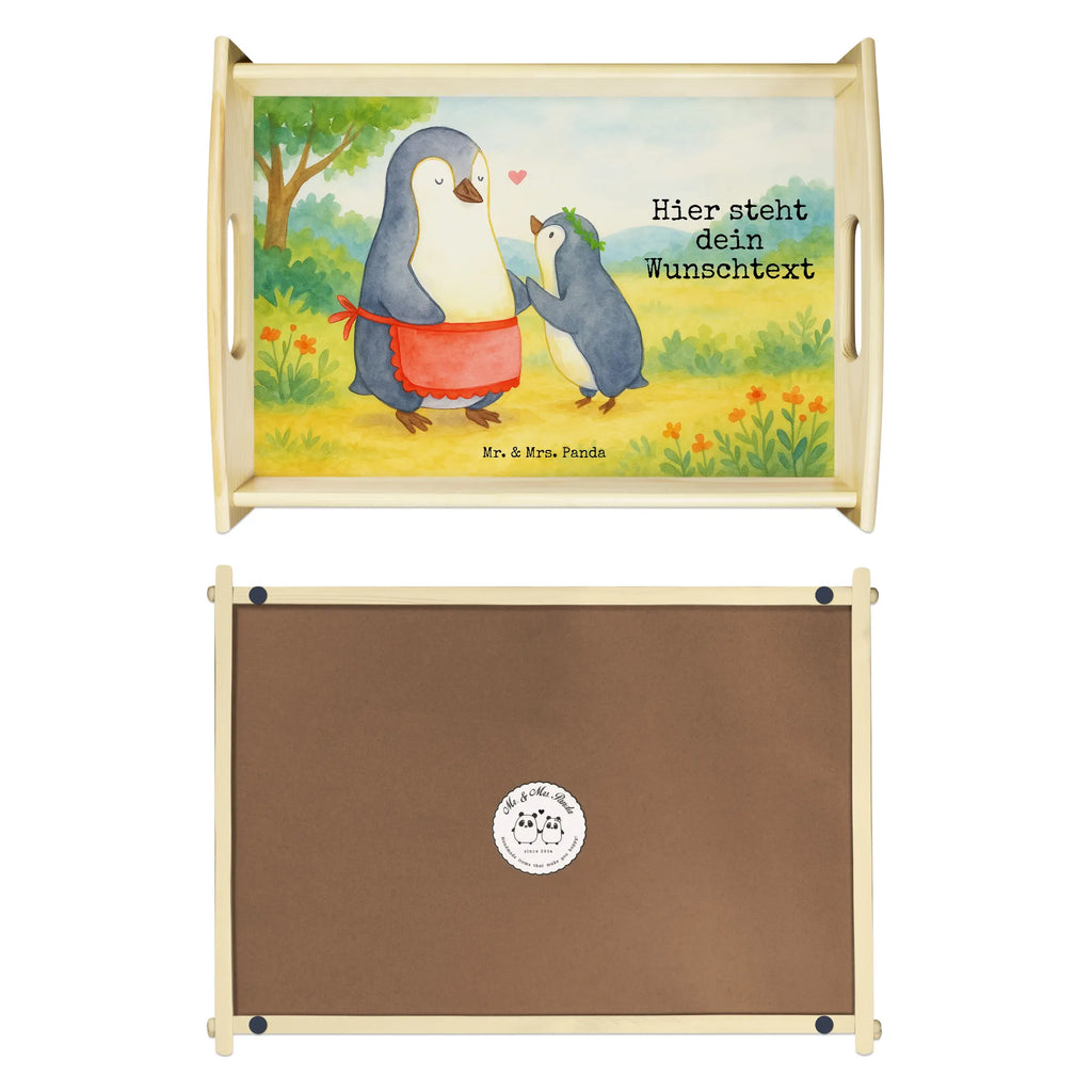 Personalisiertes Serviertablett Pinguin mit Kind Design Personalisiertes Frühstückstablett, Tablett mit Namen, Serviertablett mit Namen, Personalisiertes Dekotablett, Personalisiertes Küchentablett, Personalisiertes Serviertablett, Personalisiertes Holztablett, Personalisiertes Tablett, Familie, Vatertag, Muttertag, Bruder, Schwester, Mama, Papa, Oma, Opa, Mutti, Geburststag, Mami, Mutter, Geschenk