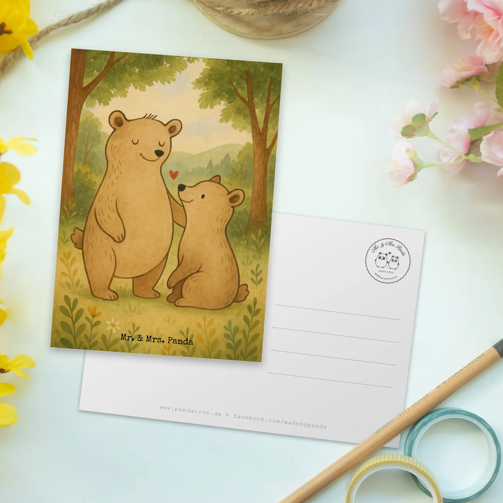 Postcard bear Big Brother Design Postkarte, Einladungskarte, Ansichtskarten, Karte, Einladungskarten Geburtstag, Geburtstagskarte, Dankeskarte, Grußkarte, Geschenkkarte, Einladung, Einladung Geburtstag, Ansichtskarte, Familie, Vatertag, Muttertag, Bruder, Schwester, Mama, Papa, Oma, Opa, Brudi, Bären, Großer Bruder, Geschwister, Bär, bester Bruder