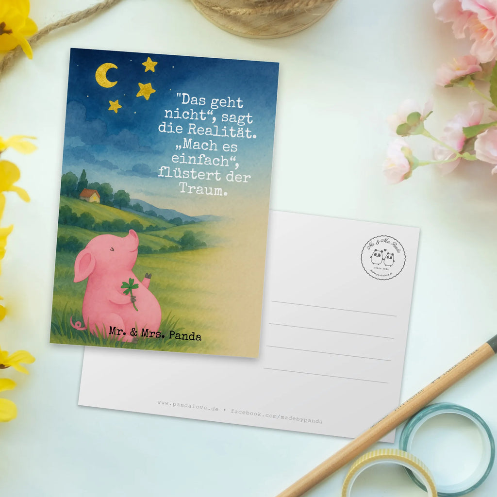 Postcard Pig Luck Design Einladung Geburtstag, Einladungskarten Geburtstag, Einladungskarte, Grußkarte, Postkarte, Ansichtskarte, Einladung, Ansichtskarten, Karte, Dankeskarte, Geburtstagskarte, Geschenkkarte, Tiermotive, Gute Laune, lustige Sprüche, Tiere, Motivation, Glücksbringer, Sterne, Träume, Schweinchen, Glücksschwein. Glück, Ziele, Sernchen, Schwein