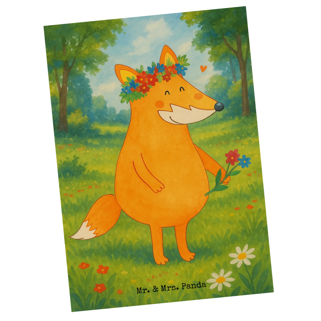 Postcard Fox Flower Design Postkarte, Karte, Geschenkkarte, Grußkarte, Einladung, Ansichtskarte, Geburtstagskarte, Einladungskarte, Dankeskarte, Ansichtskarten, Einladung Geburtstag, Einladungskarten Geburtstag, Fuchs, Füchse, Fox, Liebe, Freundin, Fuchsmädchen, Blumenmädchen, Freundinnen, Liebesbeweis, Blume, Blumen, Motivation, Freude, ich, mich, Selbstliebe