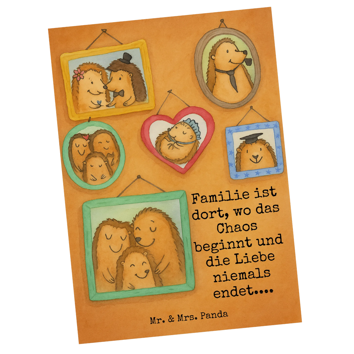 Pocztówka Rodzina jeży Design Kunstkarten, kunstkarte, Designkarte, Ansichtskarte, Fotokarte, Ansichtskarten, Motivkarte, Postkarte, Postkarten, Grußkarte, bildkarte, einzelkarte, spruchkarte, Muttertag, Vatertag, Mama, Papa, Oma, Opa, Familie, Schwester, Bruder, Igel, Bilder, Liebe, Glück, Zusammenhalt