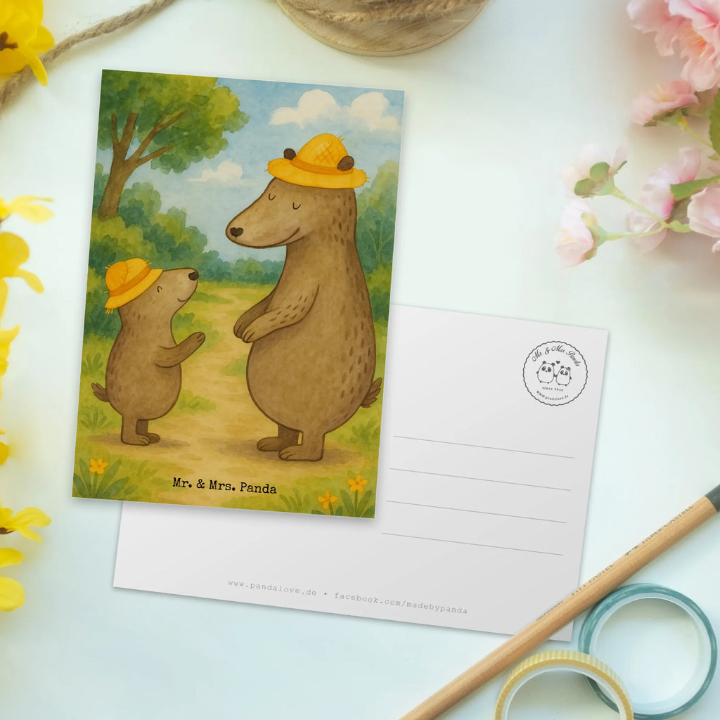 Postcard Bears with hats Design Ansichtskarte, Geburtstagskarte, Karte, Ansichtskarten, Einladungskarte, Einladungskarten Geburtstag, Geschenkkarte, Einladung Geburtstag, Einladung, Grußkarte, Dankeskarte, Postkarte, Familie, Vatertag, Muttertag, Bruder, Schwester, Mama, Papa, Oma, Opa, Sohn, Vater, Vorbild, Family, Söhne, Lieblingsmensch, Vater-Sohn, Kinder, Bären, Paps, Daddy, Dad, Papi, Kind, Bär
