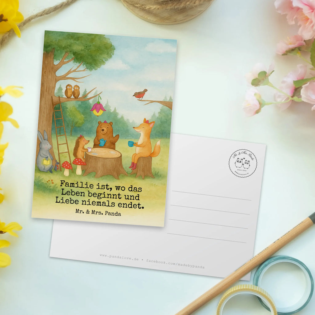 Postcard forest animals picnic Design Karte, Grußkarte, Einladungskarten Geburtstag, Geburtstagskarte, Geschenkkarte, Ansichtskarte, Postkarte, Dankeskarte, Ansichtskarten, Einladungskarte, Einladung Geburtstag, Einladung, Tiermotive, Gute Laune, lustige Sprüche, Tiere, Eichhörnchen, Waldtiere, Picknick, Igel, Wald, Hase, Maus, Fuchs