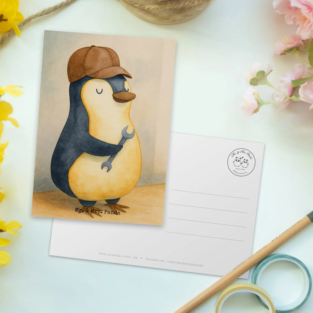 Postcard If Daddy can't fix it, we're screwed. Design Einladungskarte, Dankeskarte, Postkarte, Karte, Geschenkkarte, Einladung Geburtstag, Ansichtskarten, Ansichtskarte, Einladungskarten Geburtstag, Grußkarte, Einladung, Geburtstagskarte, Familie, Vatertag, Muttertag, Bruder, Schwester, Mama, Papa, Oma, Opa, Bester Papa der Welt, Geschenk Papa, Vater