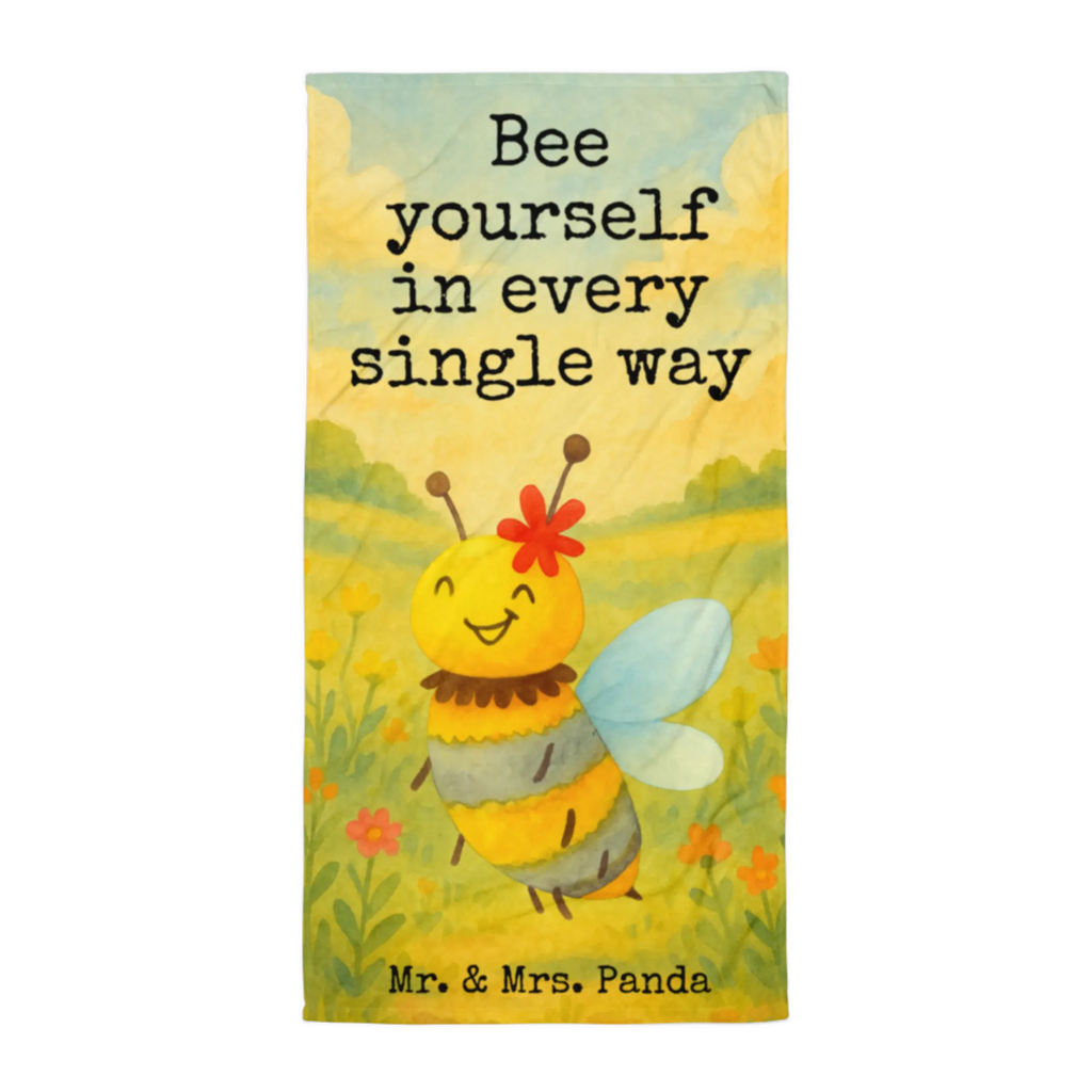 XL Badehandtuch Biene Blume Design Handtuch, Badetuch, Duschtuch, Strandtuch, Saunatuch, Biene, Wespe, Hummel
