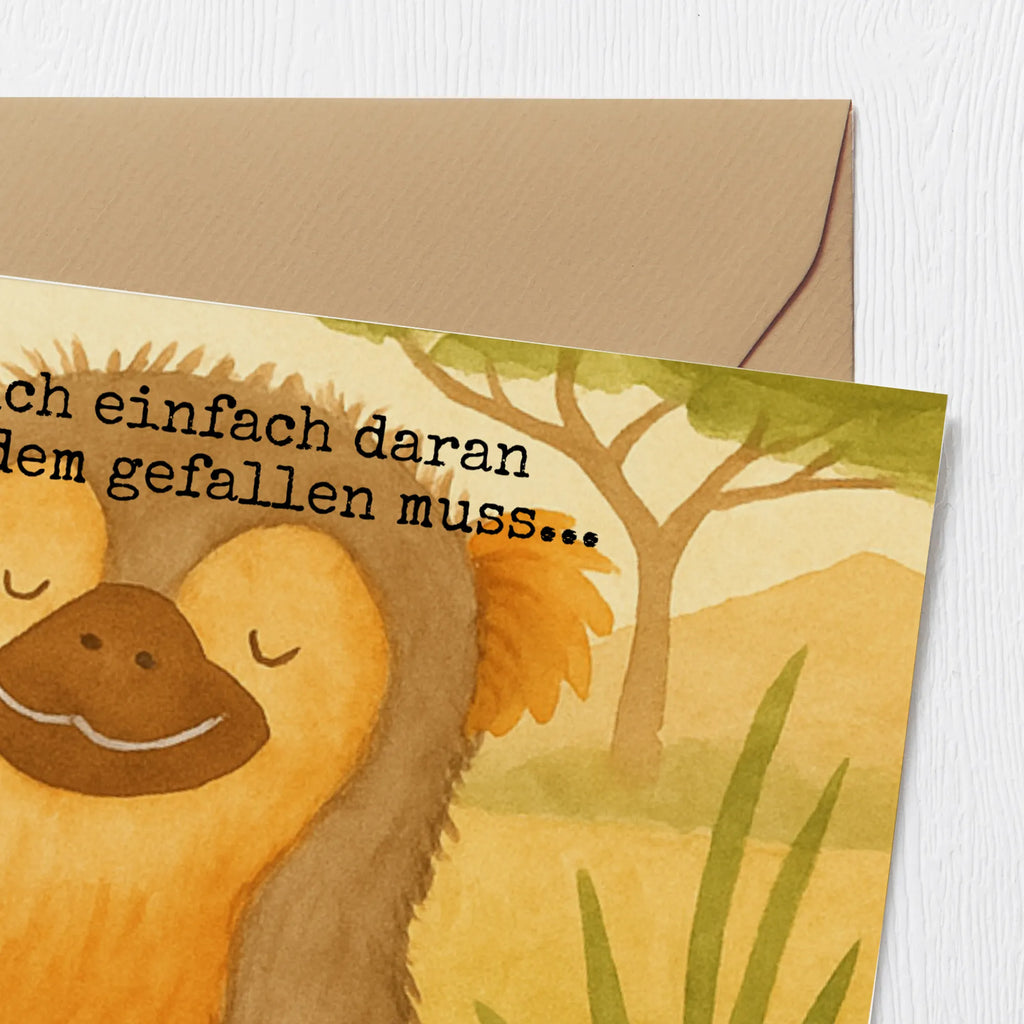 Deluxe Karte Affe Design Karte, Grußkarte, Klappkarte, Einladungskarte, Glückwunschkarte, Hochzeitskarte, Geburtstagskarte, Hochwertige Grußkarte, Hochwertige Klappkarte, Afrika, Wildtiere, Affe, Äffchen, Affen, Selbstliebe, Respekt, Motivation, Selbstachtung, Liebe, Selbstbewusstsein, Selfcare