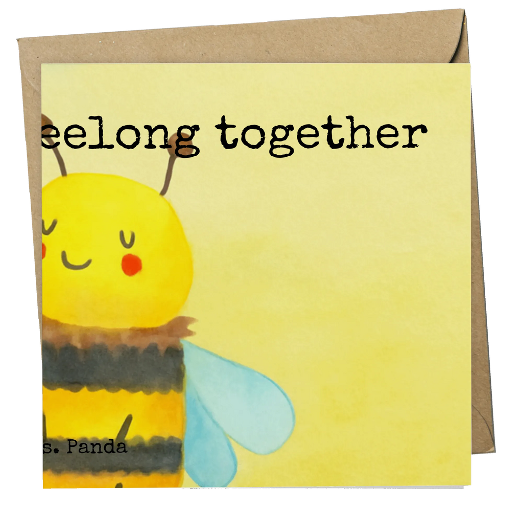 Deluxe Karte Biene Verliebt Design Karte, Grußkarte, Klappkarte, Einladungskarte, Glückwunschkarte, Hochzeitskarte, Geburtstagskarte, Hochwertige Grußkarte, Hochwertige Klappkarte, Biene, Wespe, Hummel