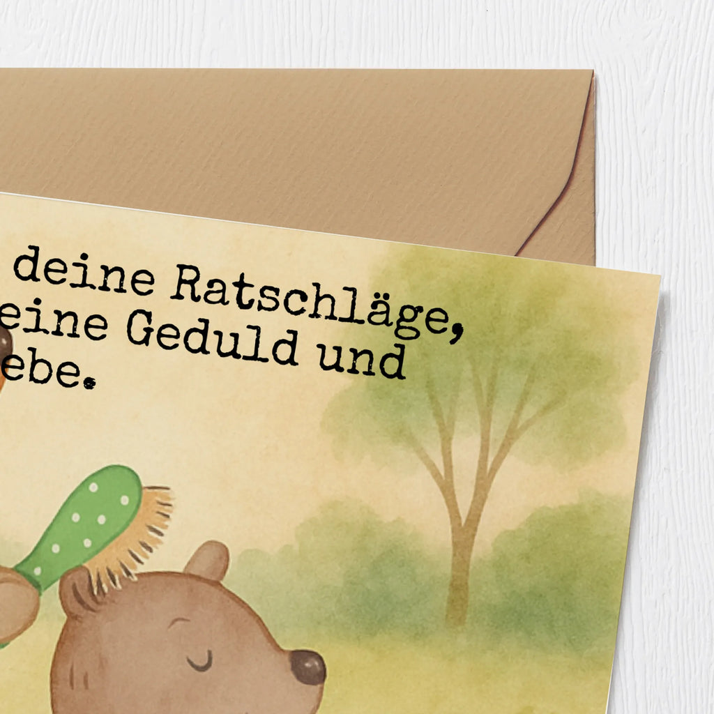 Deluxe Card bear child Design Karte, Grußkarte, Klappkarte, Einladungskarte, Glückwunschkarte, Hochzeitskarte, Geburtstagskarte, Hochwertige Grußkarte, Hochwertige Klappkarte, Familie, Vatertag, Muttertag, Bruder, Schwester, Mama, Papa, Oma, Opa, Geschenk, Mutti, Mutter