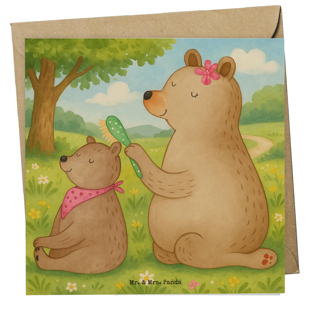 Deluxe Card bear child Design Karte, Grußkarte, Klappkarte, Einladungskarte, Glückwunschkarte, Hochzeitskarte, Geburtstagskarte, Hochwertige Grußkarte, Hochwertige Klappkarte, Familie, Vatertag, Muttertag, Bruder, Schwester, Mama, Papa, Oma, Opa, Geschenk, Mutti, Mutter
