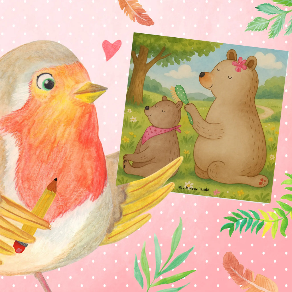 Deluxe Card bear child Design Karte, Grußkarte, Klappkarte, Einladungskarte, Glückwunschkarte, Hochzeitskarte, Geburtstagskarte, Hochwertige Grußkarte, Hochwertige Klappkarte, Familie, Vatertag, Muttertag, Bruder, Schwester, Mama, Papa, Oma, Opa, Geschenk, Mutti, Mutter