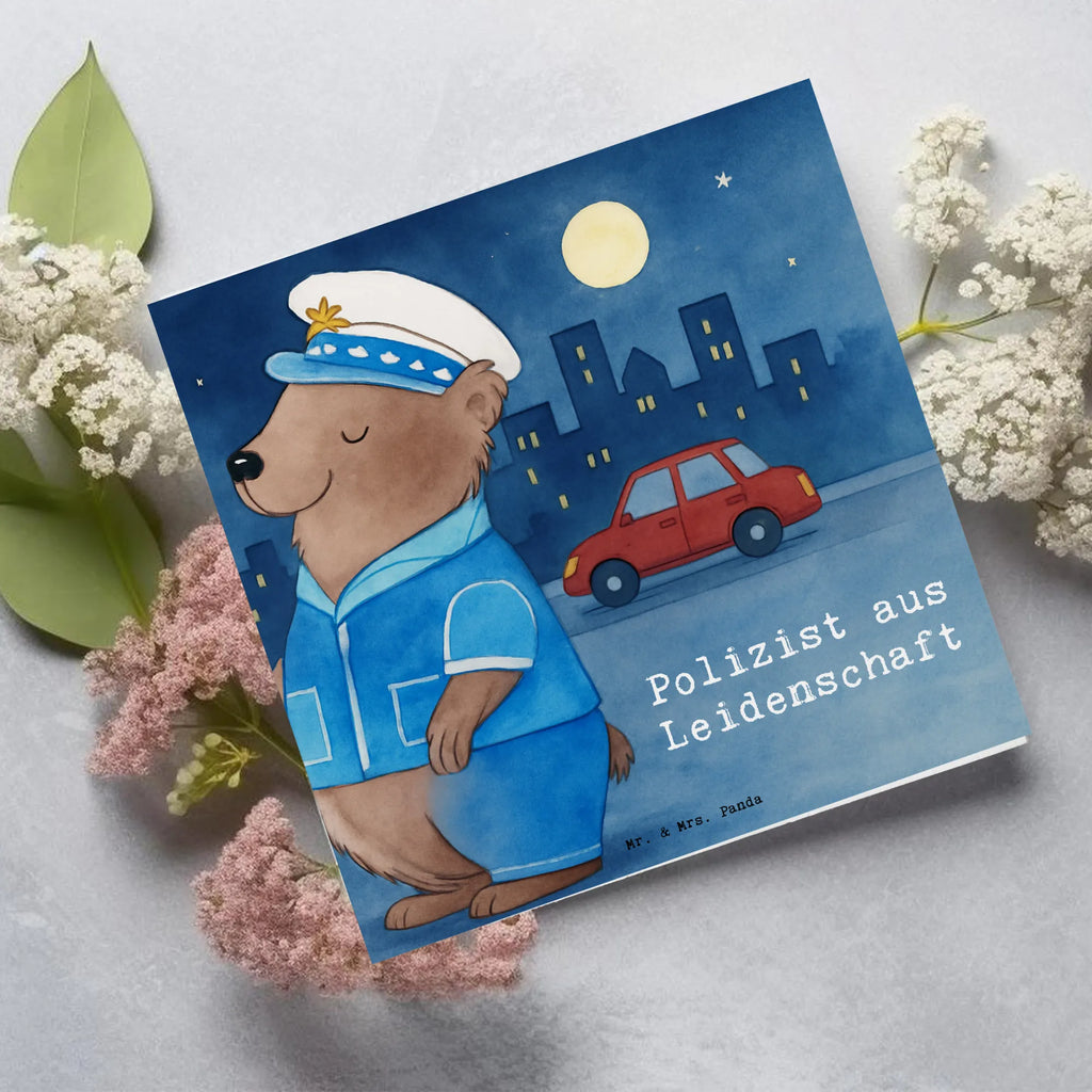 Deluxe Card policeman Passion Design Geburtstagskarte, Karte, Einladungskarte, Klappkarte, Grußkarte, Hochwertige Klappkarte, Hochzeitskarte, Hochwertige Grußkarte, Glückwunschkarte, Beruf, Ausbildung, Jubiläum, Abschied, Rente, Kollege, Kollegin, Geschenk, Schenken, Arbeitskollege, Mitarbeiter, Firma, Danke, Dankeschön, Polizist, Cop, Polizeibeamter, Studium, Polizei, Wachmann