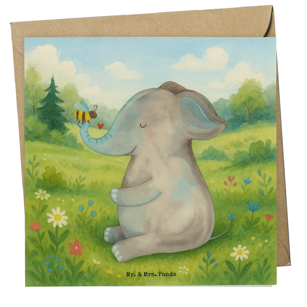 Deluxe Card elephant bee Design Karte, Grußkarte, Klappkarte, Einladungskarte, Glückwunschkarte, Hochzeitskarte, Geburtstagskarte, Hochwertige Grußkarte, Hochwertige Klappkarte, Tiermotive, Gute Laune, lustige Sprüche, Tiere, Elefant, Biene, Liebe, Liebesbeweis, Jahrestag, Liebesgeschenk, Heiratsantrag, Hochzeitsgeschenk, Liebesspruch