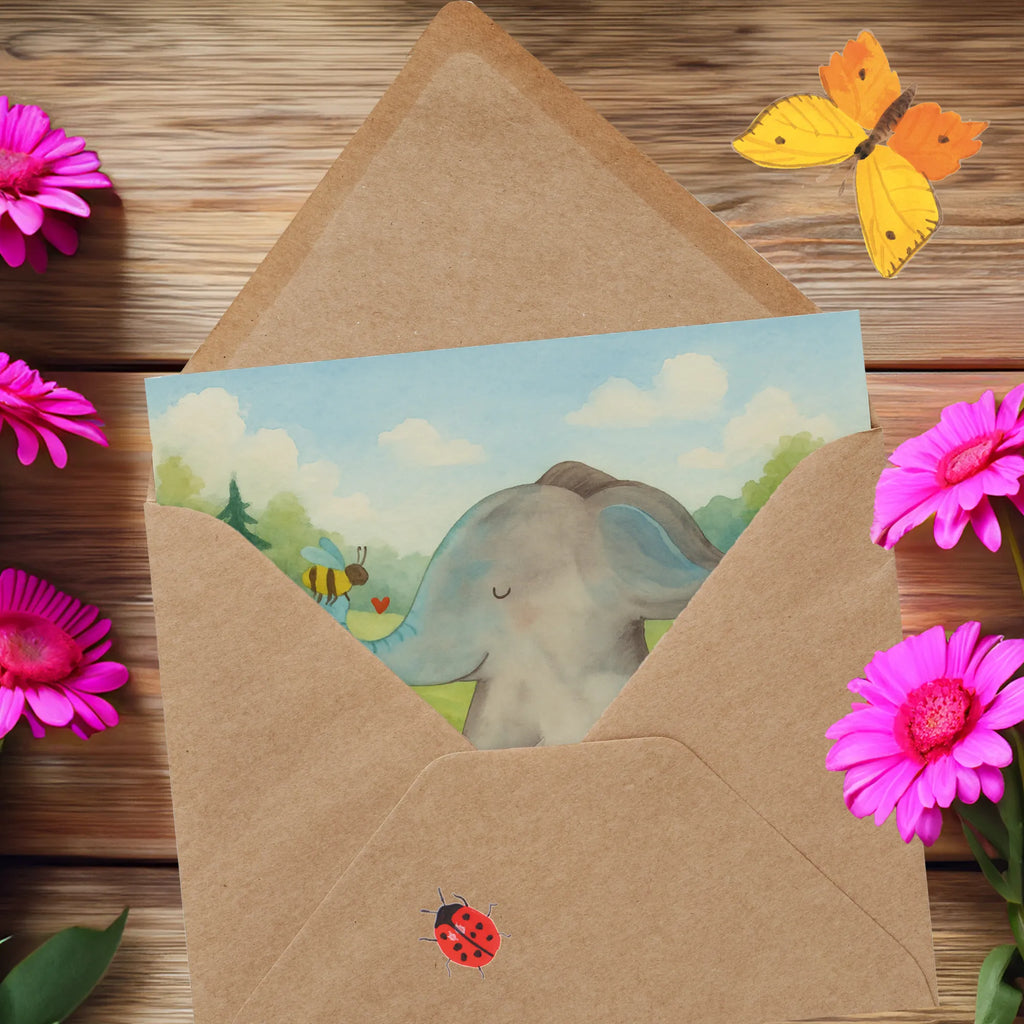 Deluxe Card elephant bee Design Karte, Grußkarte, Klappkarte, Einladungskarte, Glückwunschkarte, Hochzeitskarte, Geburtstagskarte, Hochwertige Grußkarte, Hochwertige Klappkarte, Tiermotive, Gute Laune, lustige Sprüche, Tiere, Elefant, Biene, Liebe, Liebesbeweis, Jahrestag, Liebesgeschenk, Heiratsantrag, Hochzeitsgeschenk, Liebesspruch