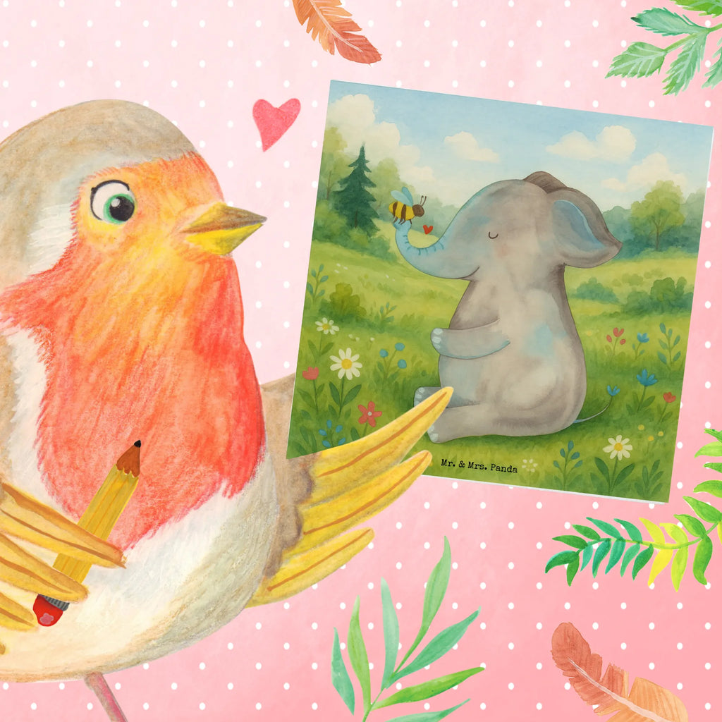 Deluxe Card elephant bee Design Karte, Grußkarte, Klappkarte, Einladungskarte, Glückwunschkarte, Hochzeitskarte, Geburtstagskarte, Hochwertige Grußkarte, Hochwertige Klappkarte, Tiermotive, Gute Laune, lustige Sprüche, Tiere, Elefant, Biene, Liebe, Liebesbeweis, Jahrestag, Liebesgeschenk, Heiratsantrag, Hochzeitsgeschenk, Liebesspruch