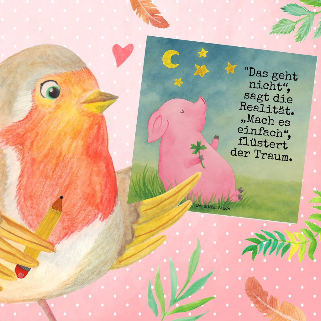 Deluxe Karte Schwein Glück Design Karte, Grußkarte, Klappkarte, Einladungskarte, Glückwunschkarte, Hochzeitskarte, Geburtstagskarte, Hochwertige Grußkarte, Hochwertige Klappkarte, Tiermotive, Gute Laune, lustige Sprüche, Tiere, Glücksschwein. Glück, Schwein, Schweinchen, Sterne, Sernchen, Ziele, Träume, Motivation, Glücksbringer