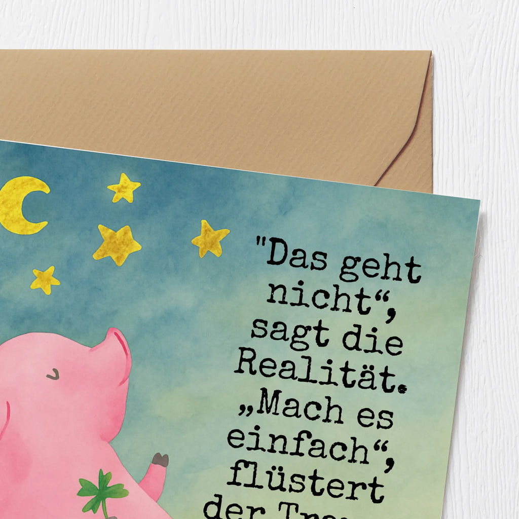 Deluxe Karte Schwein Glück Design Karte, Grußkarte, Klappkarte, Einladungskarte, Glückwunschkarte, Hochzeitskarte, Geburtstagskarte, Hochwertige Grußkarte, Hochwertige Klappkarte, Tiermotive, Gute Laune, lustige Sprüche, Tiere, Glücksschwein. Glück, Schwein, Schweinchen, Sterne, Sernchen, Ziele, Träume, Motivation, Glücksbringer