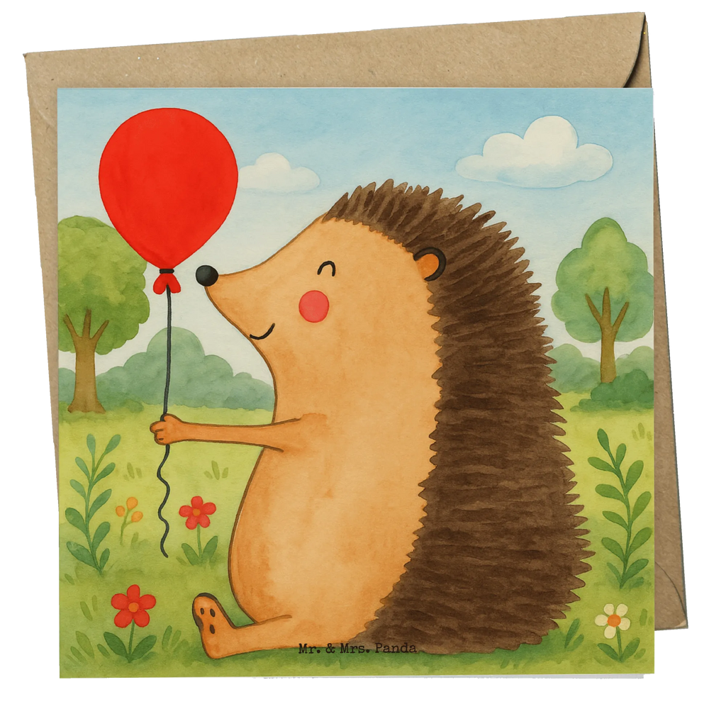 Deluxe Karte Igel Luftballon Design Karte, Grußkarte, Klappkarte, Einladungskarte, Glückwunschkarte, Hochzeitskarte, Geburtstagskarte, Hochwertige Grußkarte, Hochwertige Klappkarte, Tiermotive, Gute Laune, lustige Sprüche, Tiere, Igel, Geburtstag, Herzlichen Glückwunsch, Glückwunsch, Geburtstagskind, Ballon, Happy Birthday