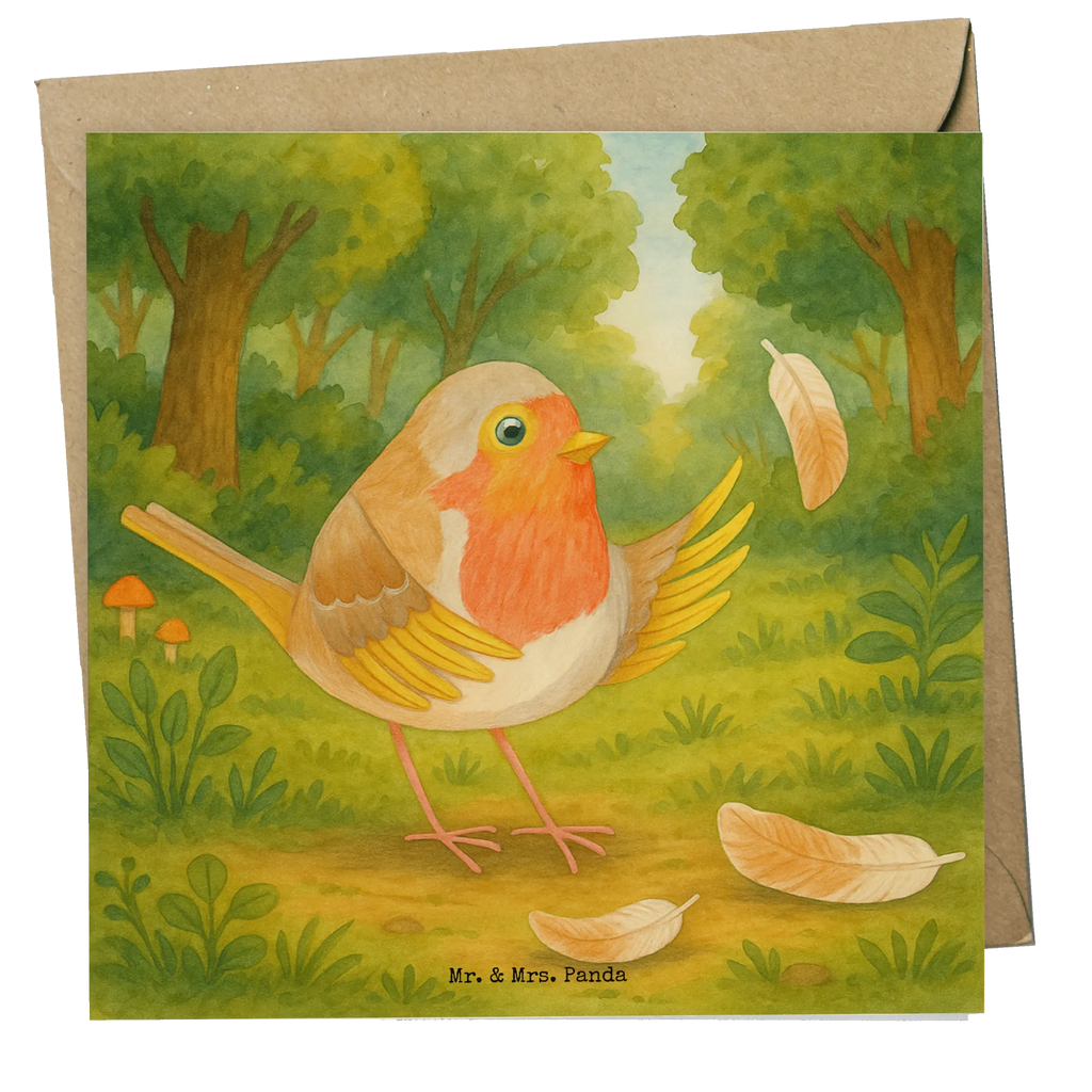 Deluxe Karte Rotkehlchen Federn Design Karte, Grußkarte, Klappkarte, Einladungskarte, Glückwunschkarte, Hochzeitskarte, Geburtstagskarte, Hochwertige Grußkarte, Hochwertige Klappkarte, Tiermotive, Gute Laune, lustige Sprüche, Tiere, What if i fall, Rotkehlchen, Spruch Motivation, Spruch Mut, Vogel, Motivation Sprüche, Motivationsbilder, fliegen