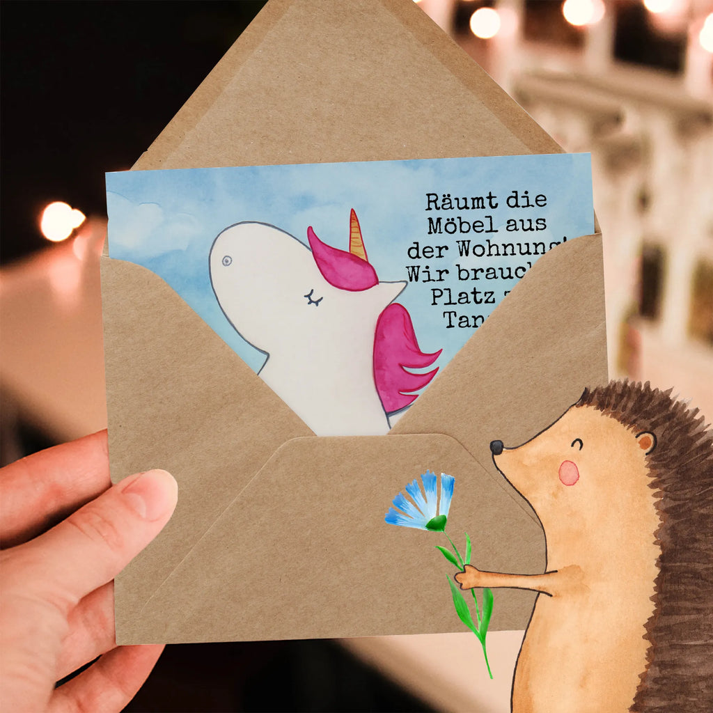 Deluxe Card unicorn ballerina Design Karte, Grußkarte, Klappkarte, Einladungskarte, Glückwunschkarte, Hochzeitskarte, Geburtstagskarte, Hochwertige Grußkarte, Hochwertige Klappkarte, Einhorn, Einhörner, Einhorn Deko, Unicorn, Tanzen, Ballerina, Party, Wohnung, Spaß, Feiern, Geburtstag, Tänzerin, Lebenslust, Lebensfreude