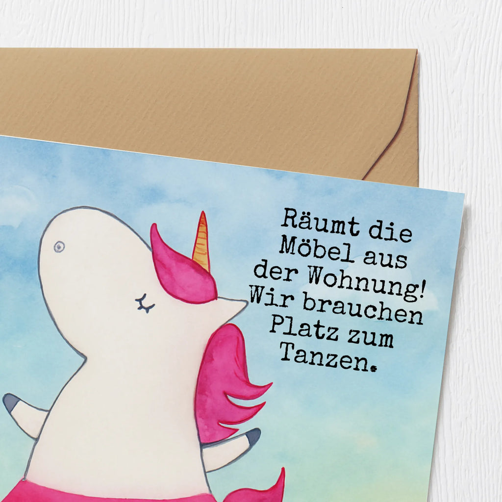 Deluxe Card unicorn ballerina Design Karte, Grußkarte, Klappkarte, Einladungskarte, Glückwunschkarte, Hochzeitskarte, Geburtstagskarte, Hochwertige Grußkarte, Hochwertige Klappkarte, Einhorn, Einhörner, Einhorn Deko, Unicorn, Tanzen, Ballerina, Party, Wohnung, Spaß, Feiern, Geburtstag, Tänzerin, Lebenslust, Lebensfreude