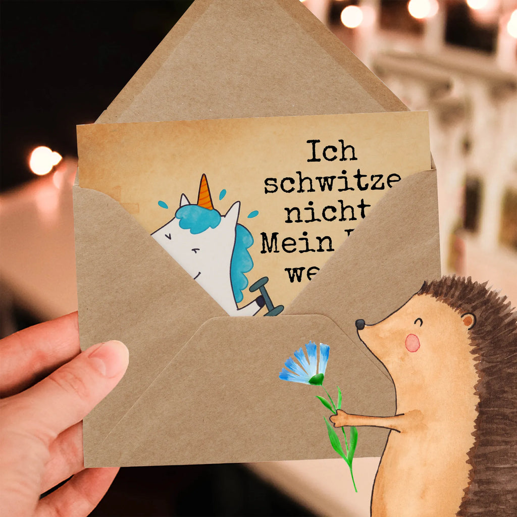 Deluxe Card unicorn fitness Design Karte, Grußkarte, Klappkarte, Einladungskarte, Glückwunschkarte, Hochzeitskarte, Geburtstagskarte, Hochwertige Grußkarte, Hochwertige Klappkarte, Einhorn, Einhörner, Einhorn Deko, Unicorn, Gym, Fitness, Fitnessstudio, Diät, Abnehmen, Sport, Pumpen, Geräte, Sixpack