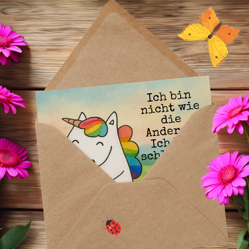 Deluxe Card unicorn Heart Design Karte, Grußkarte, Klappkarte, Einladungskarte, Glückwunschkarte, Hochzeitskarte, Geburtstagskarte, Hochwertige Grußkarte, Hochwertige Klappkarte, Einhorn, Einhörner, Einhorn Deko, Unicorn, Herz, schlimm, böse, witzig, lustig, Freundin, anders, bunt
