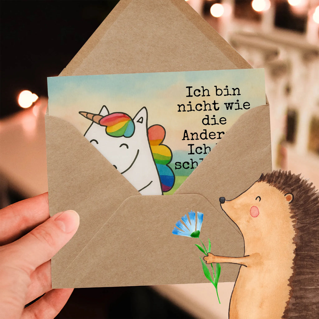 Deluxe Card unicorn Heart Design Karte, Grußkarte, Klappkarte, Einladungskarte, Glückwunschkarte, Hochzeitskarte, Geburtstagskarte, Hochwertige Grußkarte, Hochwertige Klappkarte, Einhorn, Einhörner, Einhorn Deko, Unicorn, Herz, schlimm, böse, witzig, lustig, Freundin, anders, bunt