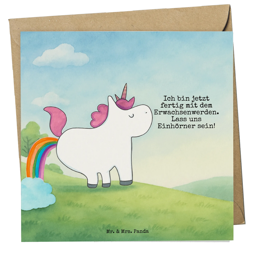 Deluxe Card unicorn fart Design Karte, Grußkarte, Klappkarte, Einladungskarte, Glückwunschkarte, Hochzeitskarte, Geburtstagskarte, Hochwertige Grußkarte, Hochwertige Klappkarte, Einhorn, Einhörner, Einhorn Deko, Unicorn, Pups, Regenbogen, Glitzer, Einhornpower, Erwachsenwerden, Spaß, lustig, Freundin