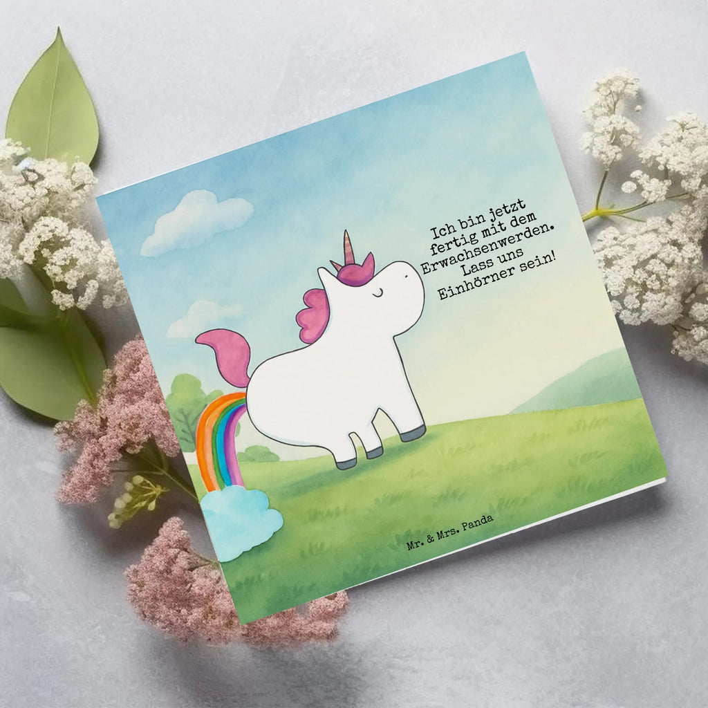 Deluxe Card unicorn fart Design Karte, Grußkarte, Klappkarte, Einladungskarte, Glückwunschkarte, Hochzeitskarte, Geburtstagskarte, Hochwertige Grußkarte, Hochwertige Klappkarte, Einhorn, Einhörner, Einhorn Deko, Unicorn, Pups, Regenbogen, Glitzer, Einhornpower, Erwachsenwerden, Spaß, lustig, Freundin