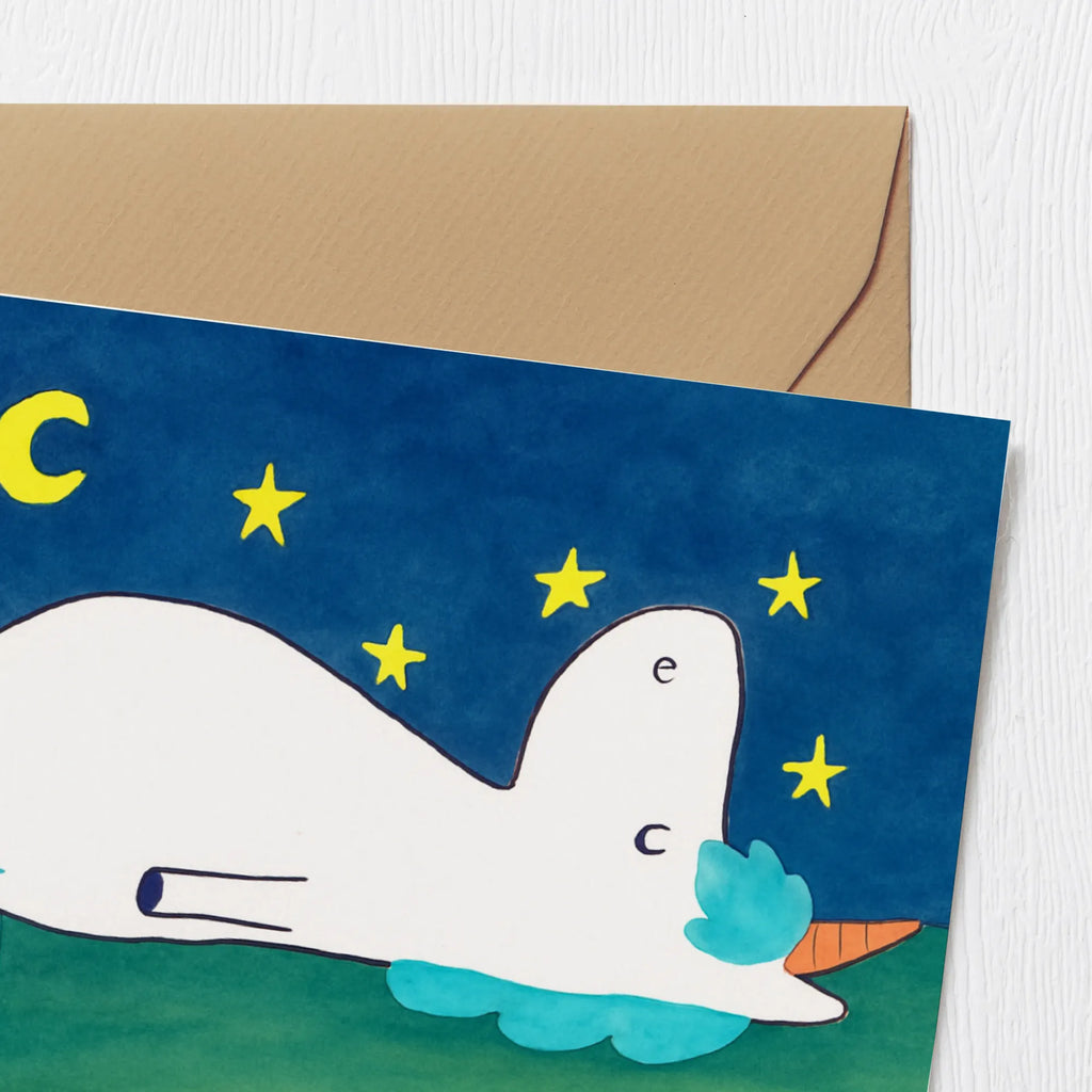 Deluxe Karte Einhorn Sternenhimmel Design Karte, Grußkarte, Klappkarte, Einladungskarte, Glückwunschkarte, Hochzeitskarte, Geburtstagskarte, Hochwertige Grußkarte, Hochwertige Klappkarte, Einhorn, Einhörner, Einhorn Deko, Unicorn, Sterne, Dachschaden, Verrückt, Sternenhimmel