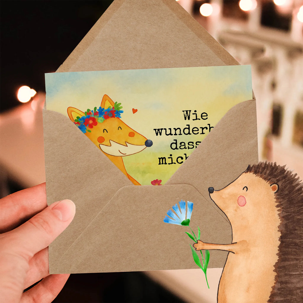 Deluxe Card Fox Flower Design Karte, Grußkarte, Klappkarte, Einladungskarte, Glückwunschkarte, Hochzeitskarte, Geburtstagskarte, Hochwertige Grußkarte, Hochwertige Klappkarte, Fuchs, Füchse, Fox, Liebe, Freundin, Fuchsmädchen, Blumenmädchen, Freundinnen, Liebesbeweis, Blume, Blumen, Motivation, Freude, ich, mich, Selbstliebe