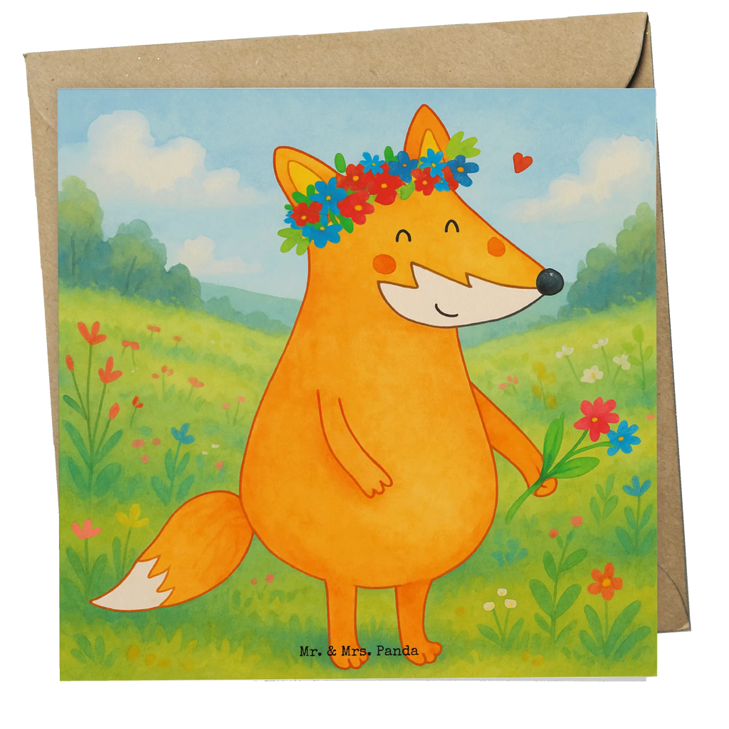Deluxe Card Fox Flower Design Karte, Grußkarte, Klappkarte, Einladungskarte, Glückwunschkarte, Hochzeitskarte, Geburtstagskarte, Hochwertige Grußkarte, Hochwertige Klappkarte, Fuchs, Füchse, Fox, Liebe, Freundin, Fuchsmädchen, Blumenmädchen, Freundinnen, Liebesbeweis, Blume, Blumen, Motivation, Freude, ich, mich, Selbstliebe