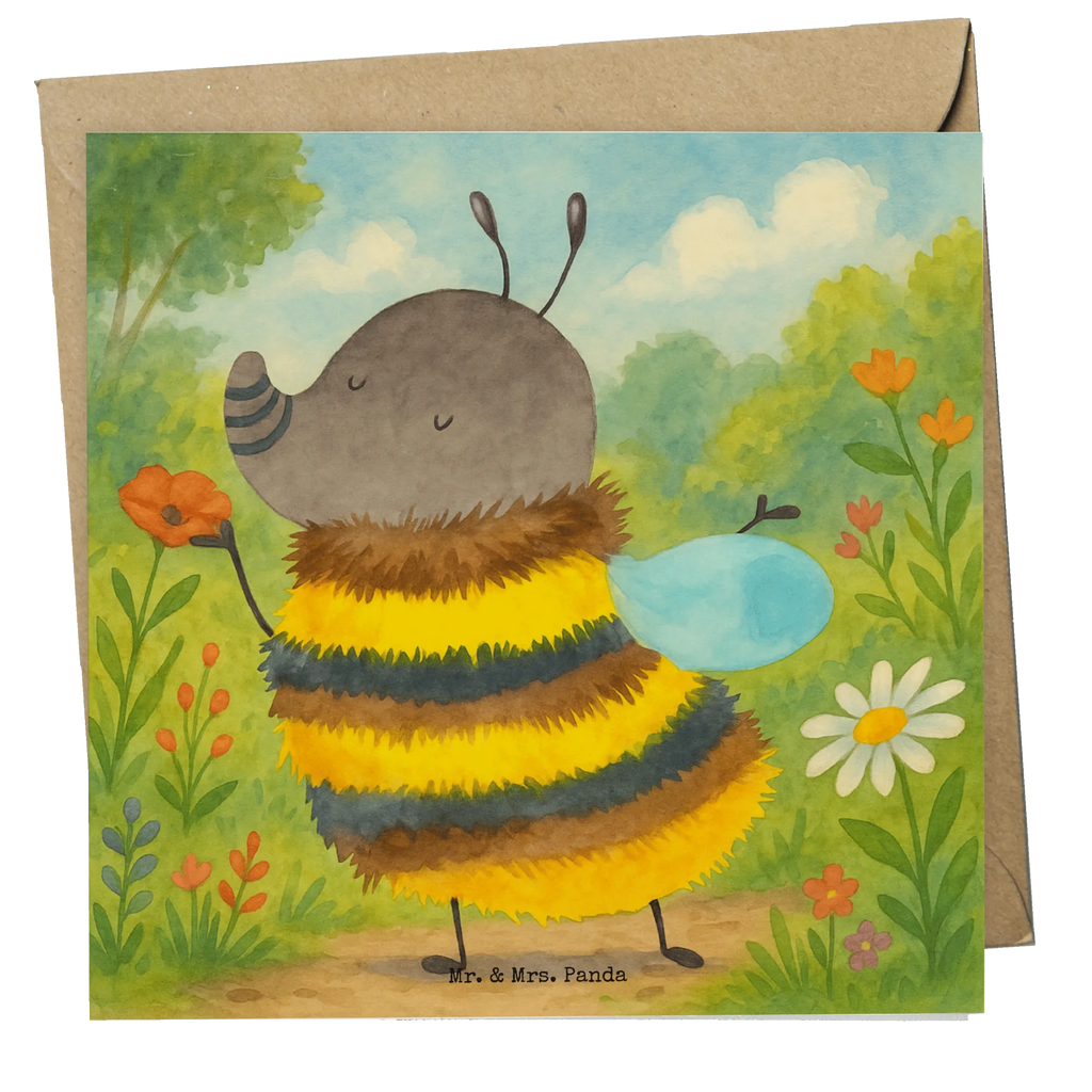 Deluxe Card bumblebee fluffy Design Karte, Grußkarte, Klappkarte, Einladungskarte, Glückwunschkarte, Hochzeitskarte, Geburtstagskarte, Hochwertige Grußkarte, Hochwertige Klappkarte, Tiermotive, Gute Laune, lustige Sprüche, Tiere, Hummel, Flauschig, Biene, Blume, Natur