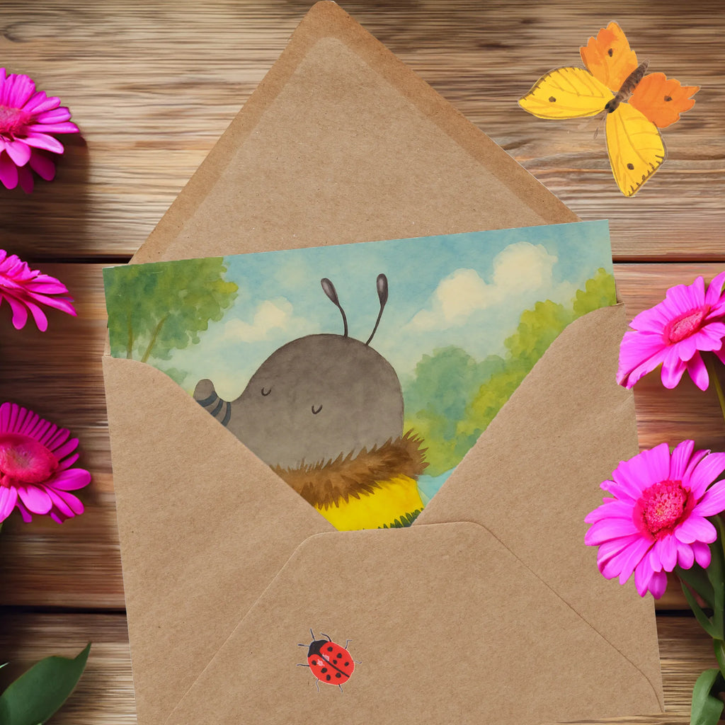 Deluxe Card bumblebee fluffy Design Karte, Grußkarte, Klappkarte, Einladungskarte, Glückwunschkarte, Hochzeitskarte, Geburtstagskarte, Hochwertige Grußkarte, Hochwertige Klappkarte, Tiermotive, Gute Laune, lustige Sprüche, Tiere, Hummel, Flauschig, Biene, Blume, Natur