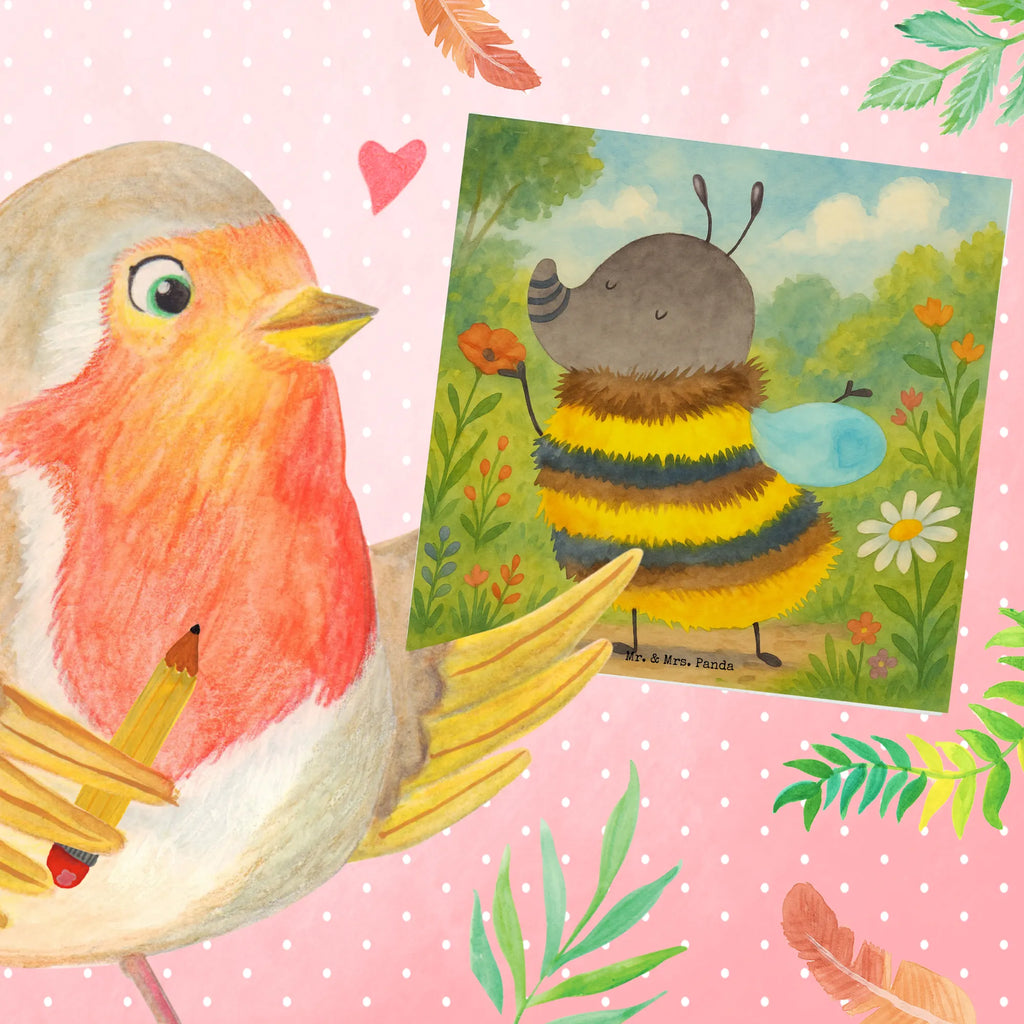 Deluxe Card bumblebee fluffy Design Karte, Grußkarte, Klappkarte, Einladungskarte, Glückwunschkarte, Hochzeitskarte, Geburtstagskarte, Hochwertige Grußkarte, Hochwertige Klappkarte, Tiermotive, Gute Laune, lustige Sprüche, Tiere, Hummel, Flauschig, Biene, Blume, Natur