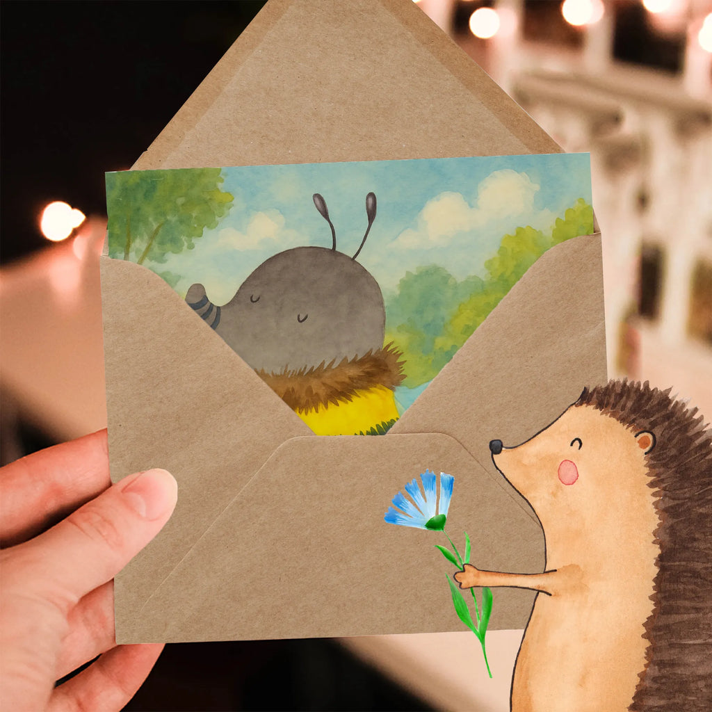 Deluxe Card bumblebee fluffy Design Karte, Grußkarte, Klappkarte, Einladungskarte, Glückwunschkarte, Hochzeitskarte, Geburtstagskarte, Hochwertige Grußkarte, Hochwertige Klappkarte, Tiermotive, Gute Laune, lustige Sprüche, Tiere, Hummel, Flauschig, Biene, Blume, Natur