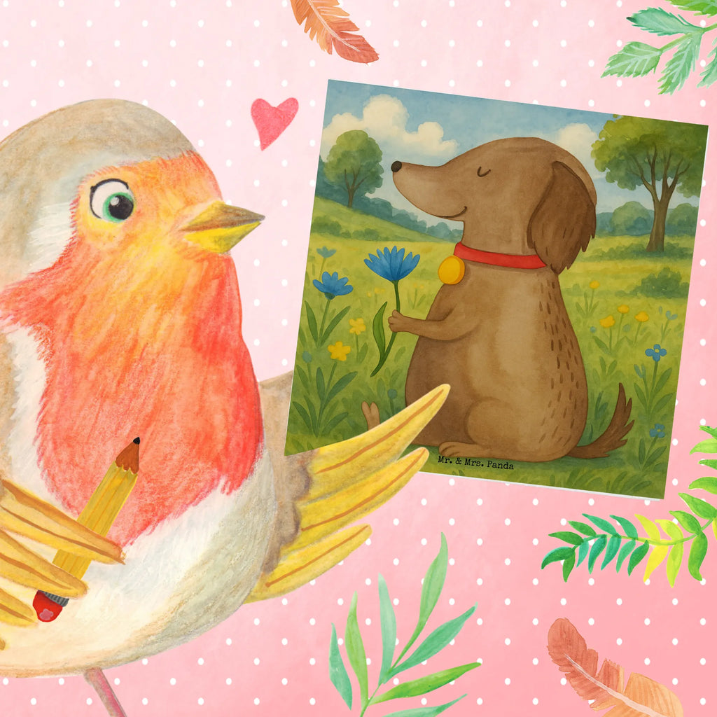 Karta Deluxe pies kwiat Design Karte, Grußkarte, Klappkarte, Einladungskarte, Glückwunschkarte, Hochzeitskarte, Geburtstagskarte, Hochwertige Grußkarte, Hochwertige Klappkarte, Hund, Hundemotiv, Haustier, Hunderasse, Tierliebhaber, Hundebesitzer, Sprüche, Hunde, Frauchen, Hundeliebe