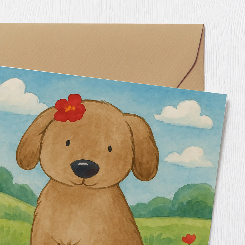 Deluxe Karte Hund Dame Design Karte, Grußkarte, Klappkarte, Einladungskarte, Glückwunschkarte, Hochzeitskarte, Geburtstagskarte, Hochwertige Grußkarte, Hochwertige Klappkarte, Hund, Hundemotiv, Haustier, Hunderasse, Tierliebhaber, Hundebesitzer, Sprüche, Hunde, Hundeliebe, Hundeglück, Liebe, Frauchen