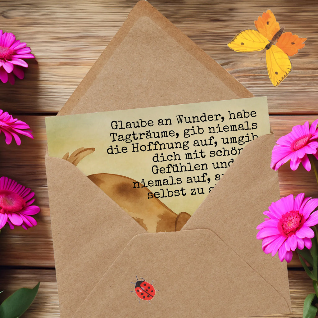 Deluxe Karte Hund Marienkäfer Design Karte, Grußkarte, Klappkarte, Einladungskarte, Glückwunschkarte, Hochzeitskarte, Geburtstagskarte, Hochwertige Grußkarte, Hochwertige Klappkarte, Hund, Hundemotiv, Haustier, Hunderasse, Tierliebhaber, Hundebesitzer, Sprüche, Hunde, Hundespruch, Marienkäfer, Mischling, Mischlinghund