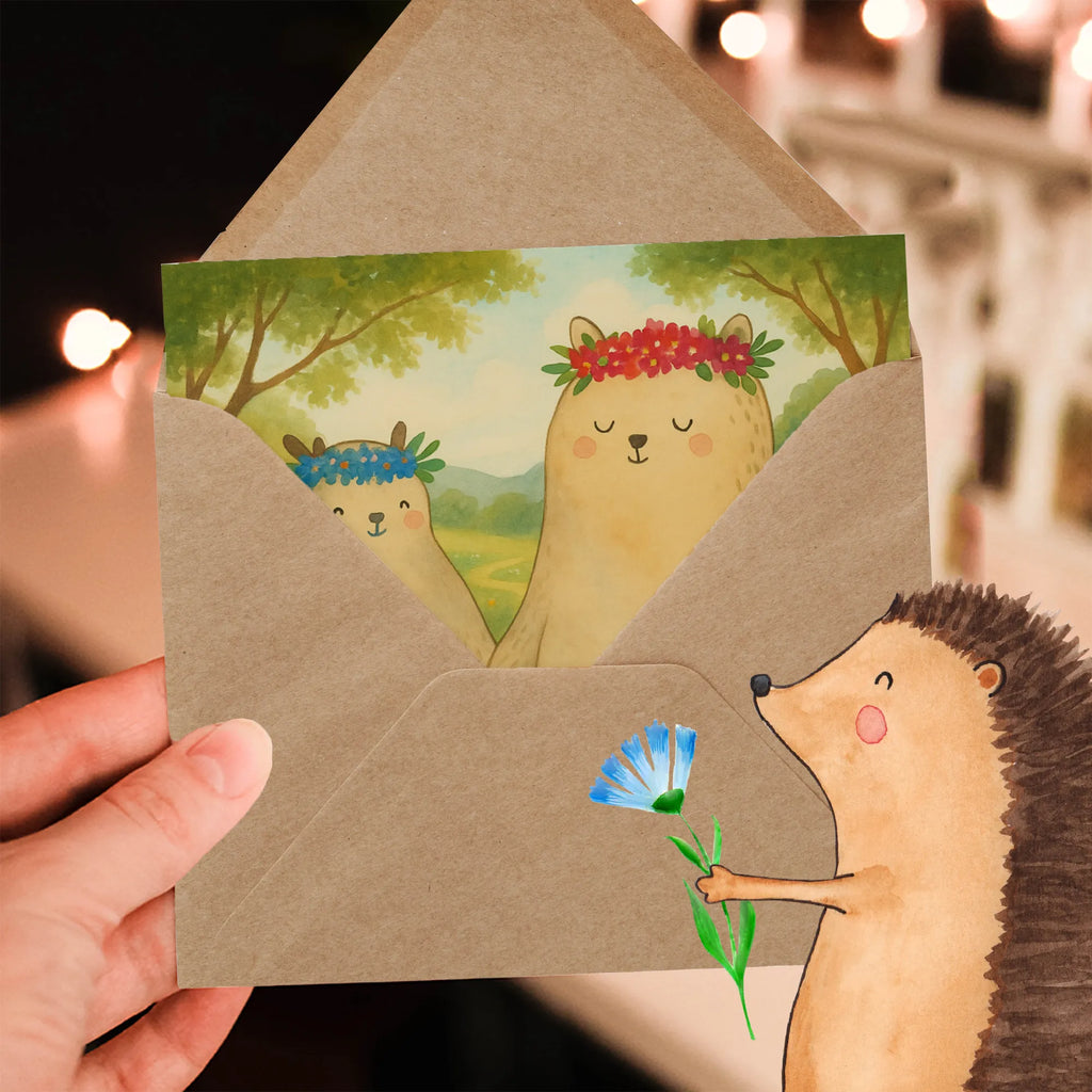 Deluxe Card Bears with flower crown Design Karte, Grußkarte, Klappkarte, Einladungskarte, Glückwunschkarte, Hochzeitskarte, Geburtstagskarte, Hochwertige Grußkarte, Hochwertige Klappkarte, Familie, Vatertag, Muttertag, Bruder, Schwester, Mama, Papa, Oma, Opa, Bär, Bären, Mutter, Mutti, Mami, Lieblingsmensch, Lieblingsmama, beste Mutter, weltbeste Mama, Geschenk Mama. Muttertag, Tochter, Kind, Kinder, Töchter, Family, Vorbild