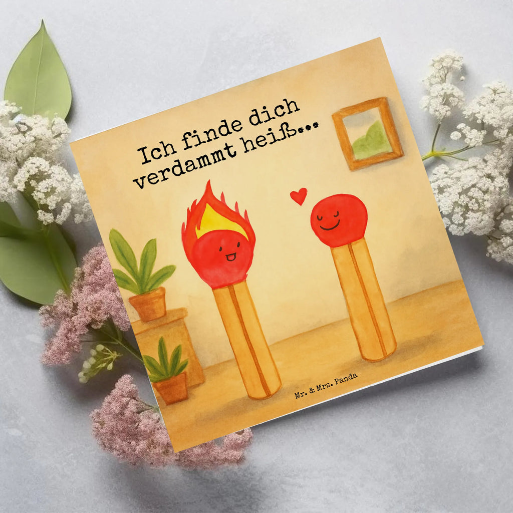 Deluxe Karte Streichhölzer Design Karte, Grußkarte, Klappkarte, Einladungskarte, Glückwunschkarte, Hochzeitskarte, Geburtstagskarte, Hochwertige Grußkarte, Hochwertige Klappkarte, Liebe, Partner, Freund, Freundin, Ehemann, Ehefrau, Heiraten, Verlobung, Heiratsantrag, Liebesgeschenk, Jahrestag, Hocheitstag, Streichhölzer