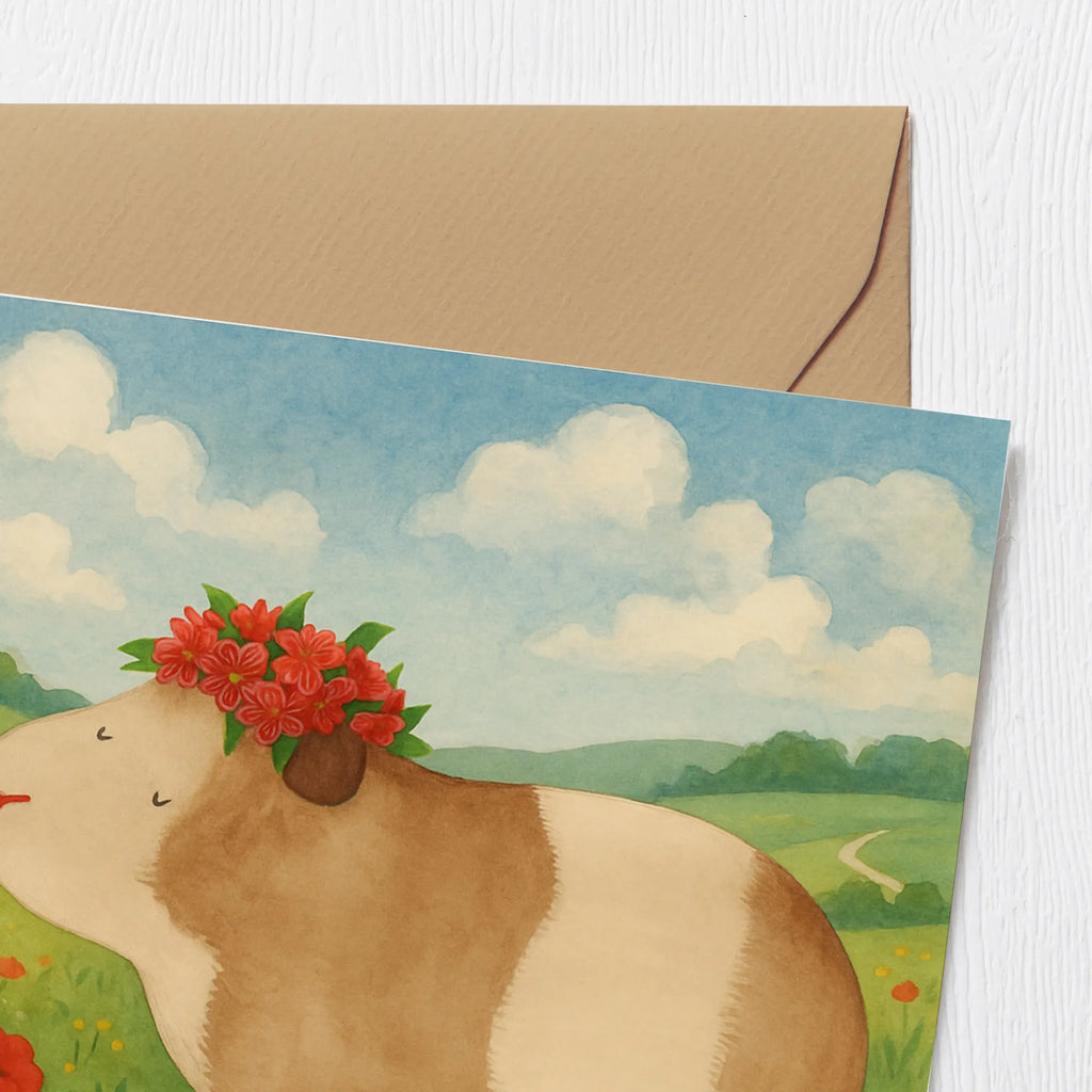 Deluxe Card Guinea pig wisdom Design Karte, Grußkarte, Klappkarte, Einladungskarte, Glückwunschkarte, Hochzeitskarte, Geburtstagskarte, Hochwertige Grußkarte, Hochwertige Klappkarte, Tiermotive, Gute Laune, lustige Sprüche, Tiere, Meerschweinchen, Meerie, Meeries, Wunder, Blumenkind, Realität, Spruch, Weisheit, Motivation, Wunderland