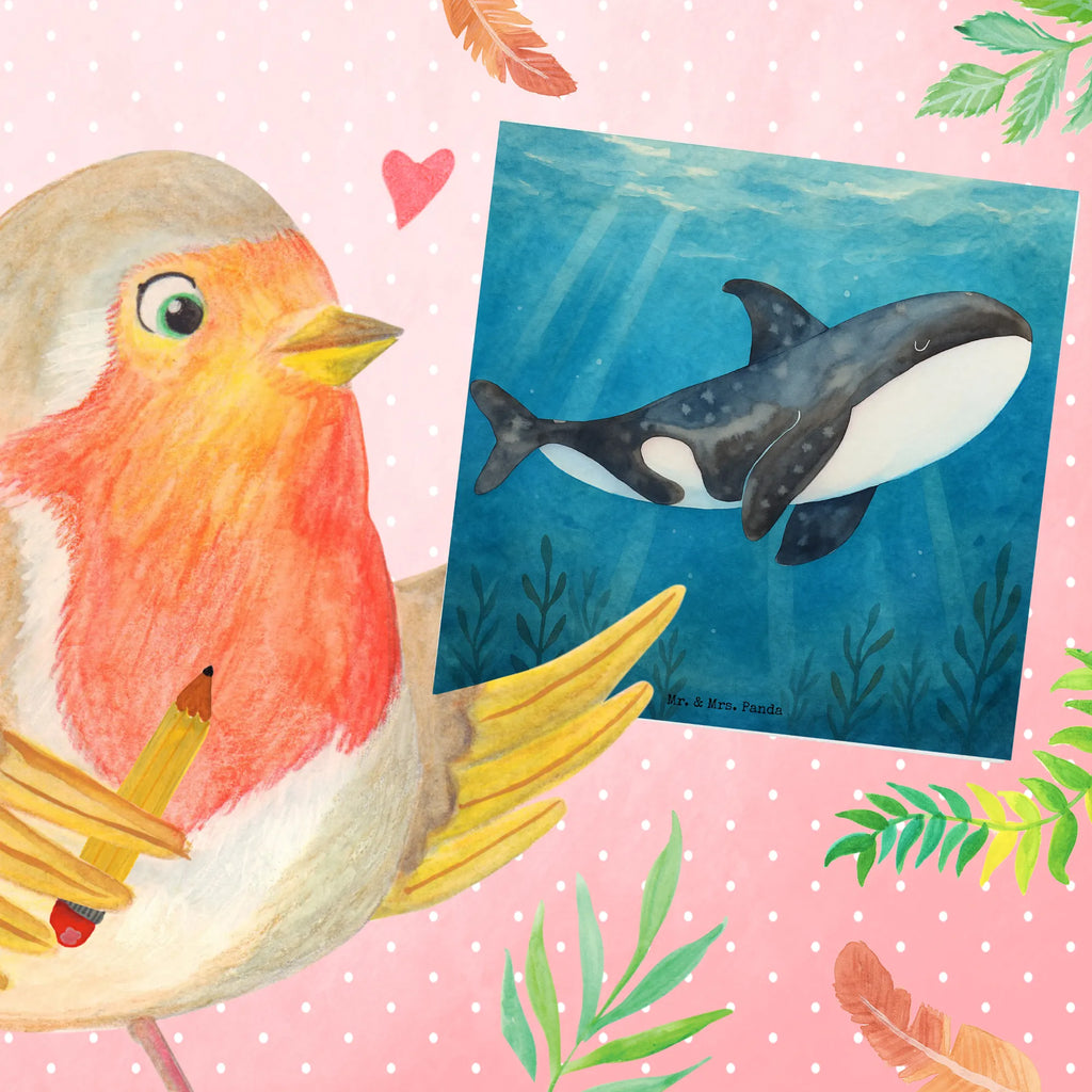 Deluxe Karte Orca Design Karte, Grußkarte, Klappkarte, Einladungskarte, Glückwunschkarte, Hochzeitskarte, Geburtstagskarte, Hochwertige Grußkarte, Hochwertige Klappkarte, Meerestiere, Meer, Urlaub, Orca, Orcas, Killerwal, Wal, Möglichkeiten, Büro, Arbeit, Motivation, Selbstliebe, Neustart, Startup