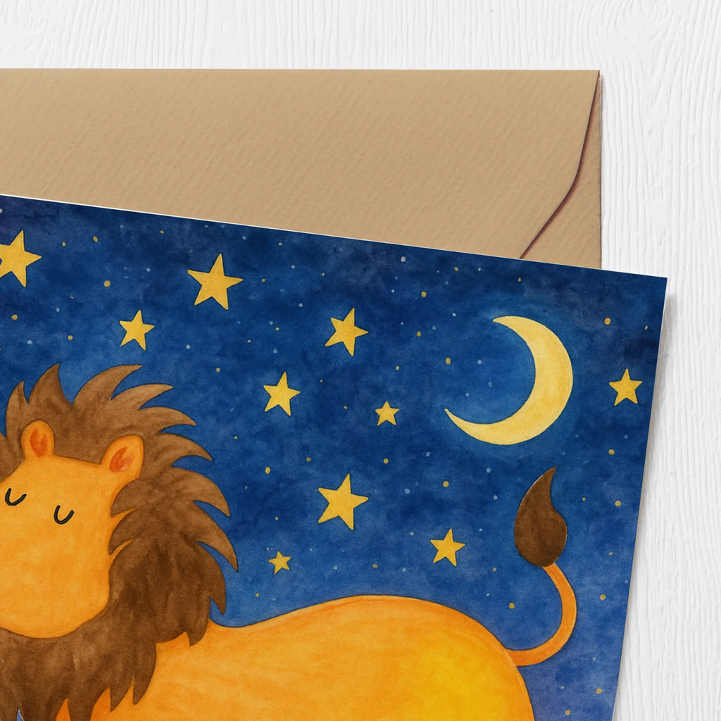 Karta Deluxe znak zodiaku lew Design Karte, Grußkarte, Klappkarte, Einladungskarte, Glückwunschkarte, Hochzeitskarte, Geburtstagskarte, Hochwertige Grußkarte, Hochwertige Klappkarte, Tierkreiszeichen, Sternzeichen, Horoskop, Astrologie, Aszendent, Löwe Geschenk, Löwe Sternzeichen, Geschenk Juli, Geburtstag Juli, Geschenk August, Geburtstag August, König der Tiere