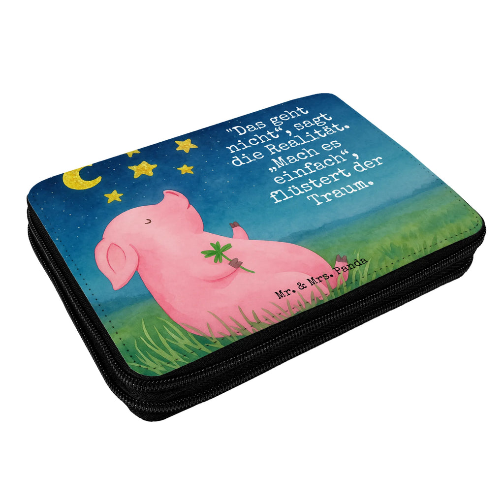 Leather folder Pig Luck Design Büro Stifte Etui, Einschulung, Schülerin, Stifterolle, Stifte Etui, Kinder Federmappe, Motiv, Federmäppchen bedruckt, Schule, Grundschule, Stiftetasche, Kind, Federmäppchen, Schüler, Federmappe, Geschenk, Federmappe Einschulung, Bestückte Federmappe, Tiermotive, Gute Laune, lustige Sprüche, Tiere, Sernchen, Ziele, Schwein, Sterne, Träume, Glücksschwein. Glück, Schweinchen, Glücksbringer, Motivation