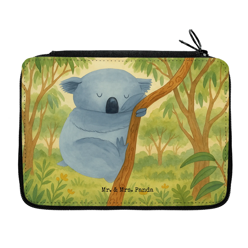 Leather folder koala Design Geschenk, Bestückte Federmappe, Kind, Stiftetasche, Federmäppchen bedruckt, Einschulung, Stifte Etui, Federmappe Einschulung, Grundschule, Federmappe, Schüler, Büro Stifte Etui, Motiv, Federmäppchen, Schülerin, Schule, Kinder Federmappe, Stifterolle, Tiermotive, Gute Laune, lustige Sprüche, Tiere, Koala, Traumland, schlafen, Koalabär, Traum, träumen, Bär, Schlafzimmer