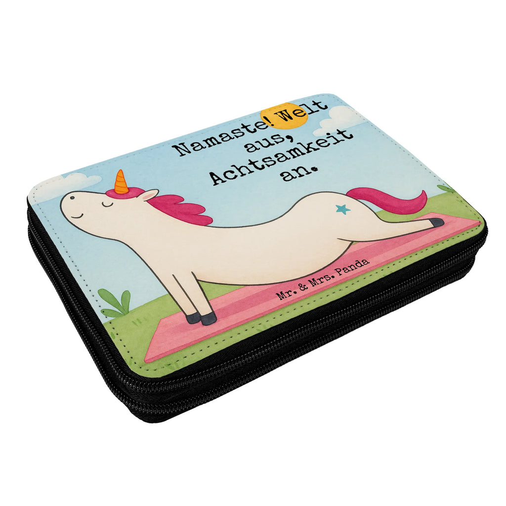 Leather folder unicorn yoga Design Motiv, Schüler, Grundschule, Federmappe Einschulung, Federmappe, Schülerin, Einschulung, Federmäppchen bedruckt, Büro Stifte Etui, Federmäppchen, Kinder Federmappe, Schule, Stifterolle, Geschenk, Stifte Etui, Stiftetasche, Bestückte Federmappe, Kind, Einhorn, Einhörner, Einhorn Deko, Unicorn, Yogamatte, Entspannung, Joga, Namaste, Sport, süß, Yoga, lustig, witzig, Achtsamkeit