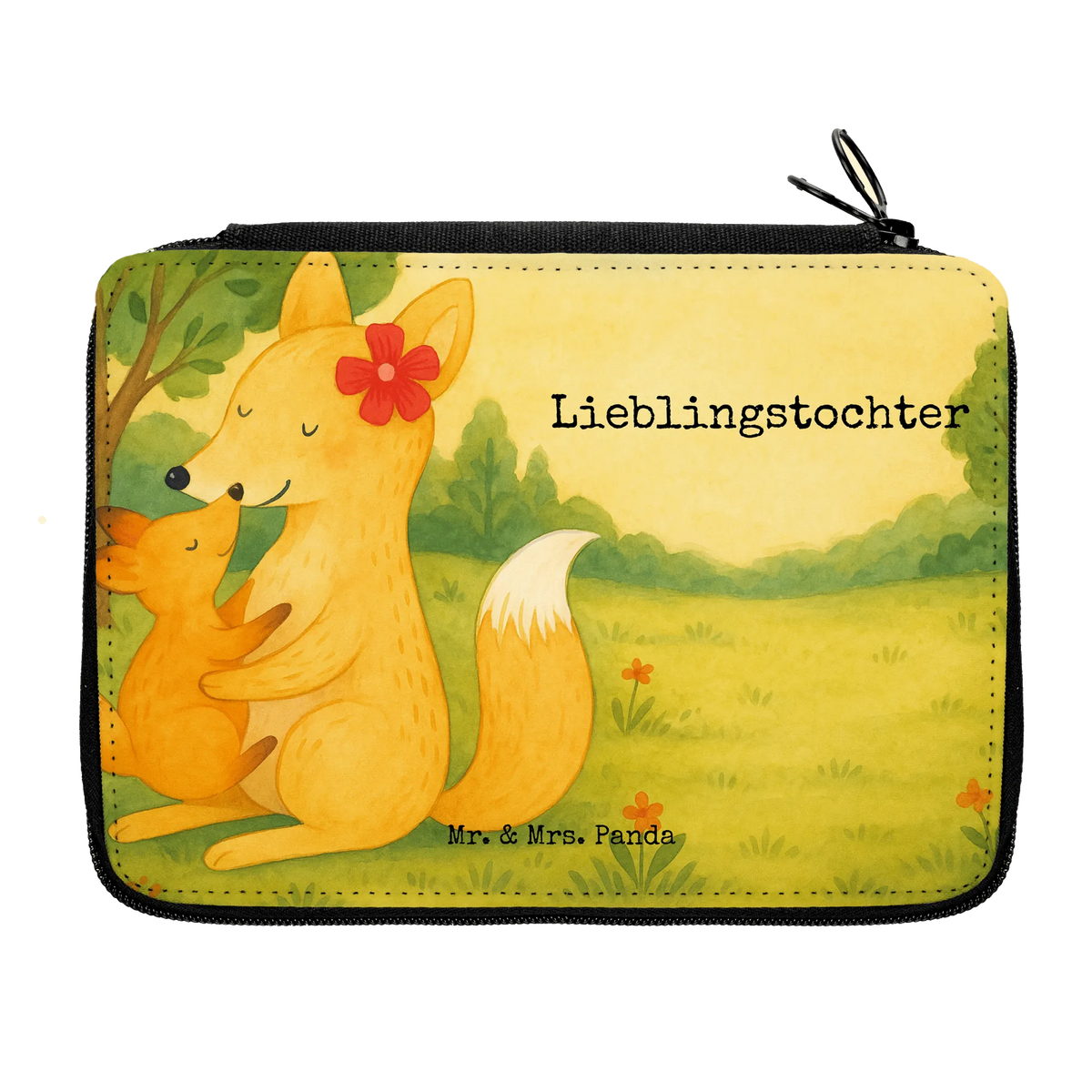 Leather folder Fox mummy Design Stiftebeutel, Schüleretui, Zeichenetui, Etui für Stifte, Federmappe, schulmäppchen set, Schreibetui, Mäppchen, Stiftemappe, Stiftetasche, Etui, Federmappe Set, reiseetui, Buntstiftmäppchen, Malmappe, Bleistift Etui, Federtasche, Schreibmappe, Stifteetui, Federmäppchen, Farbstiftetui, Kinder Federmappe, Schlampermäppchen, Stifte Etui, Schuletui, Schlamper, Schulmäppchen, Bleistiftetui, Federpenal, Buntstiftetui, Muttertag, Vatertag, Mama, Papa, Oma, Opa, Familie, Schwester, Bruder, Geschenk, Mutter, Tochter, Beste Tochter, Lieblingstochter